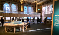 Part of the exhition Looking into a gallery in an art exhibition